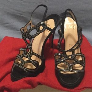 Uni Strass 120 Crepe Satin sandals